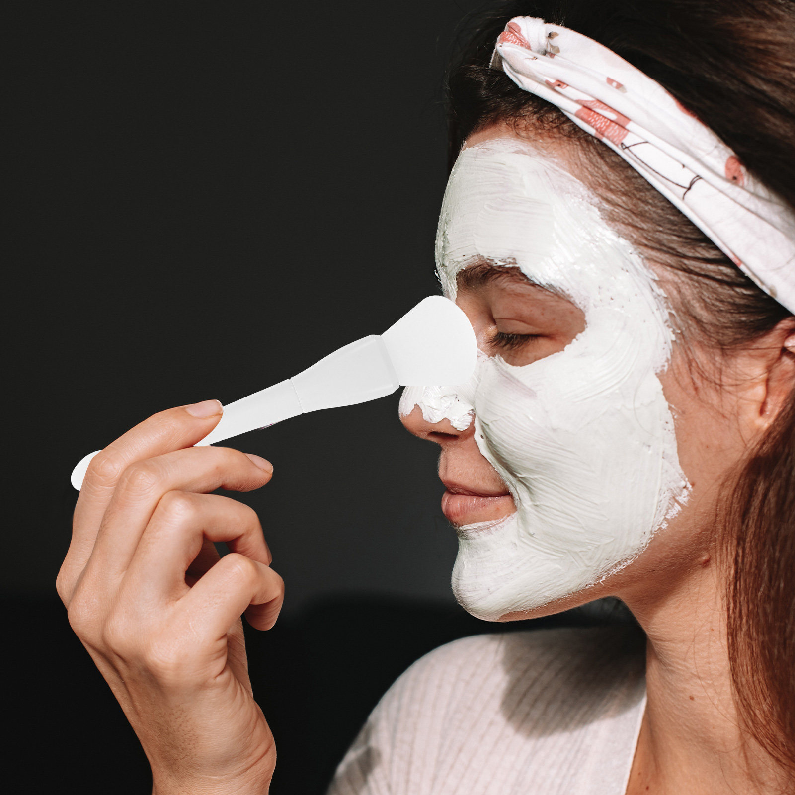 Face Mask Silicone - Pinceau applicateur de masque facial en