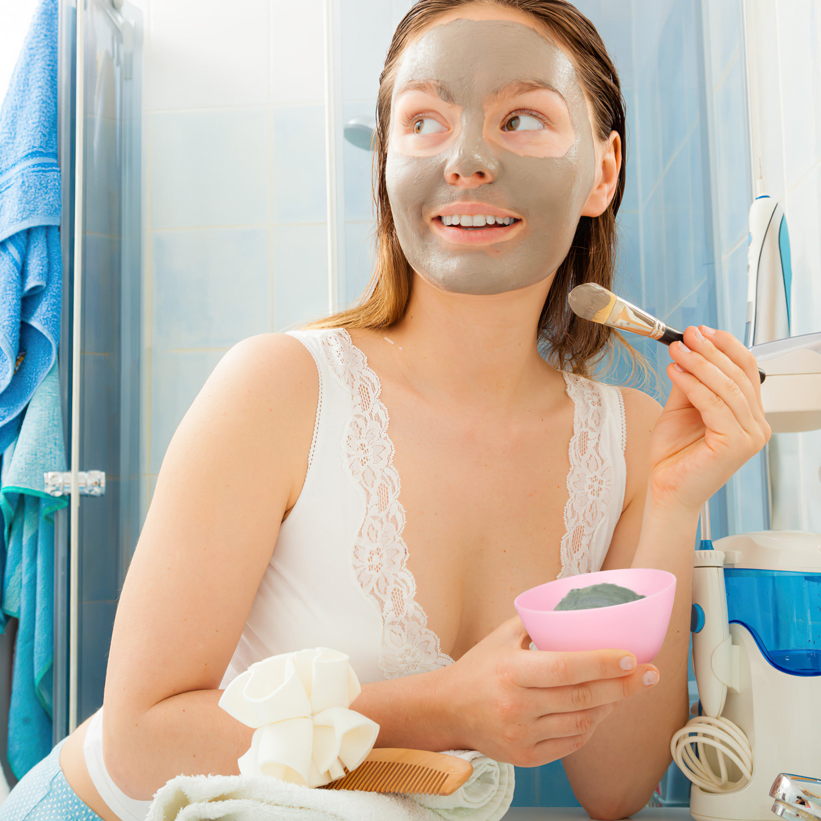 Face Mask Silicone - Ensemble de 3 bols en silicone