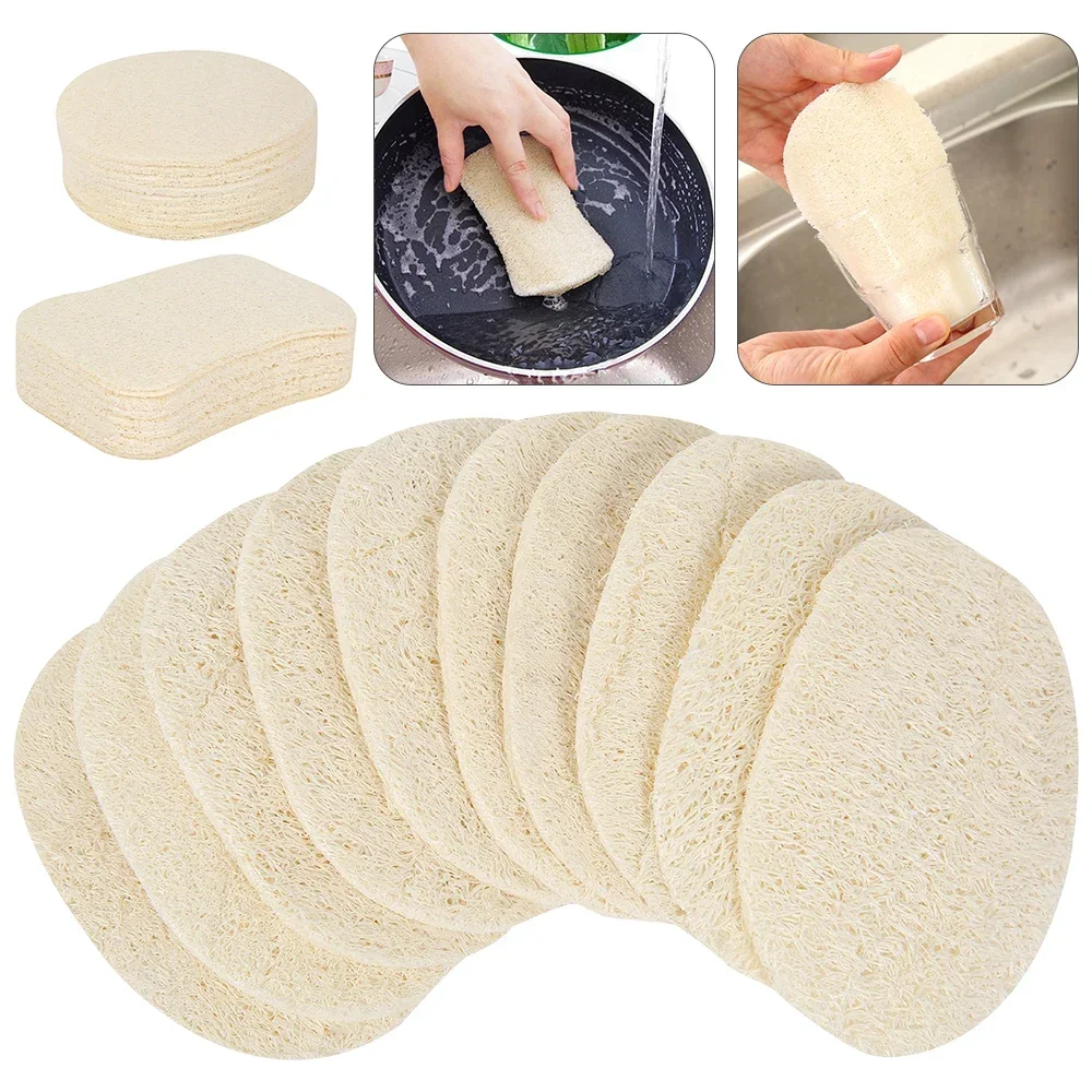 Body Loofah Natural - Chiffon de lavage de vaisselle Luffa