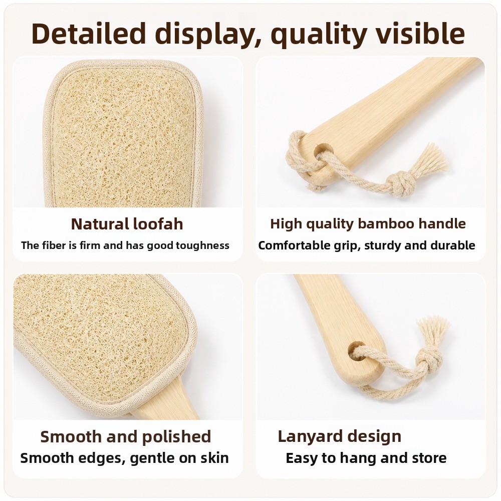 Brosse de bain en loofah natur - Body Loofah Natural avis et prix