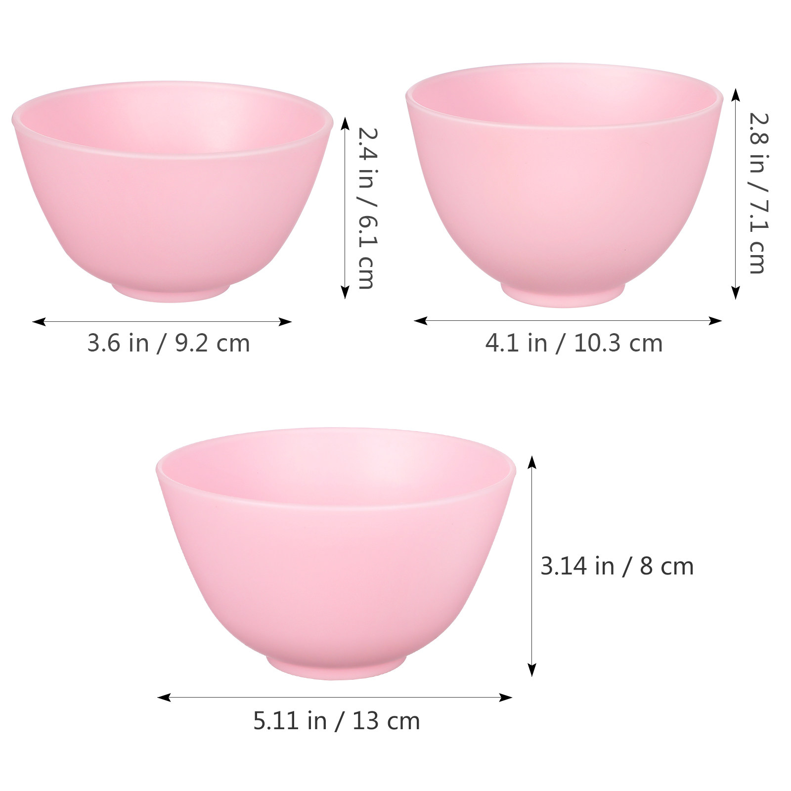 Ensemble de 3 bols en silicone - Face Mask Silicone avis et prix